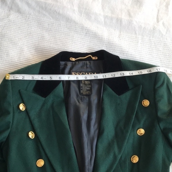 𝅺vintage Escada by Margaretha Ley Short Waist Jacket EU 34 - Picture 8 of 13